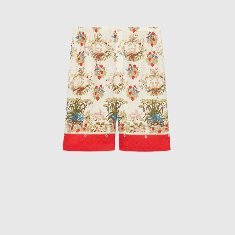 Gucci 100 floral print shorts 1