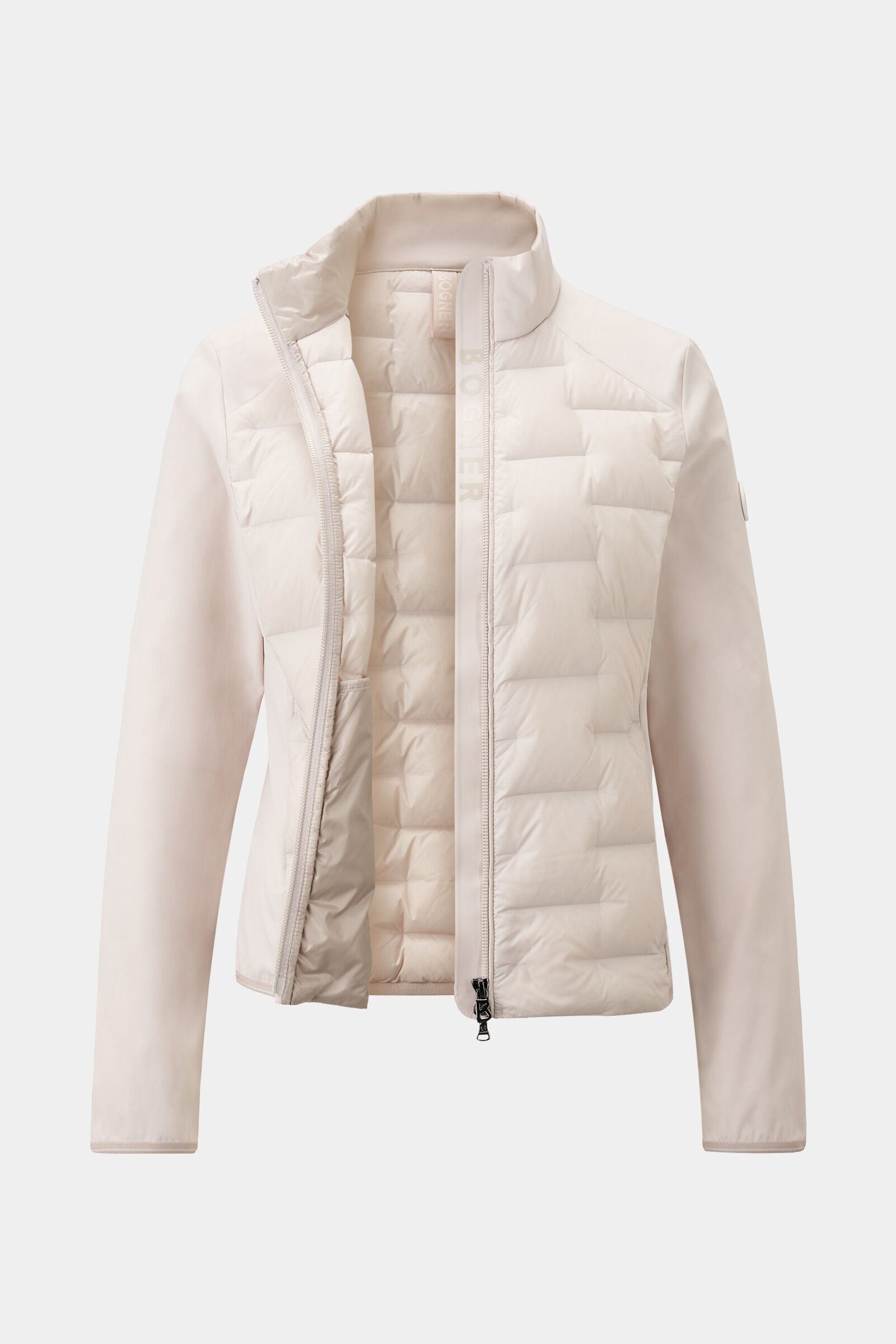 Loria hybrid down jacket in Sand - 7