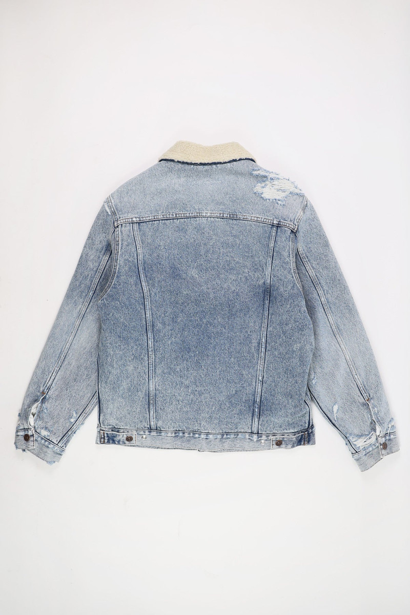 MM6 Maison Margiela Shearling Type III - Blue outlook