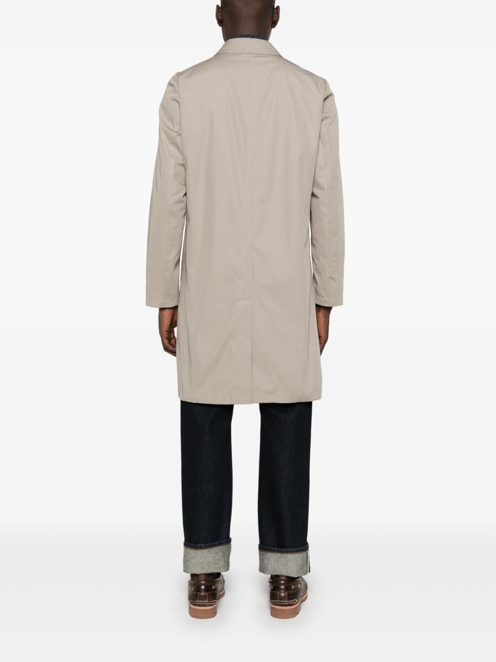 single-breasted raincoat - 4