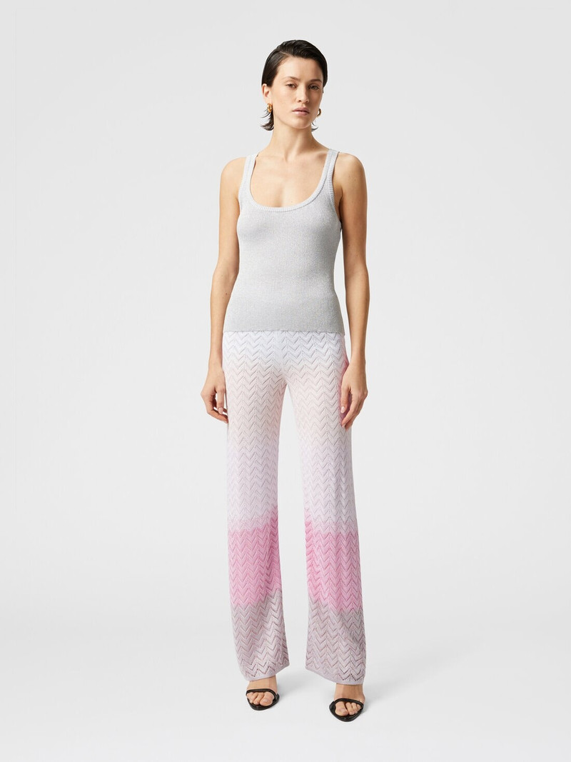Missoni Straight trousers in gradient chevron viscose outlook