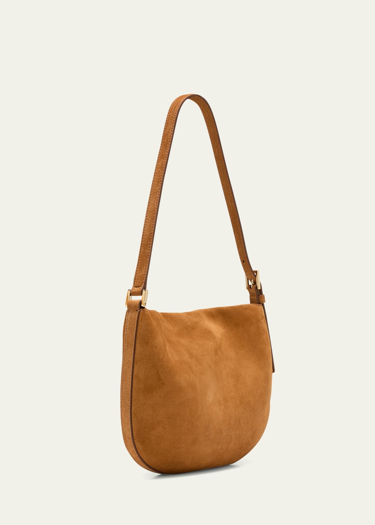 The Tondo Suede Hobo Bag - 3