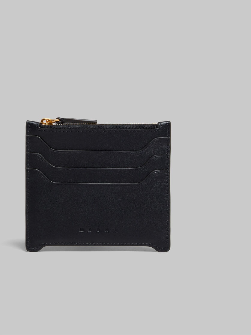 BLACK LEATHER TRUNKAROO CARD CASE - 4