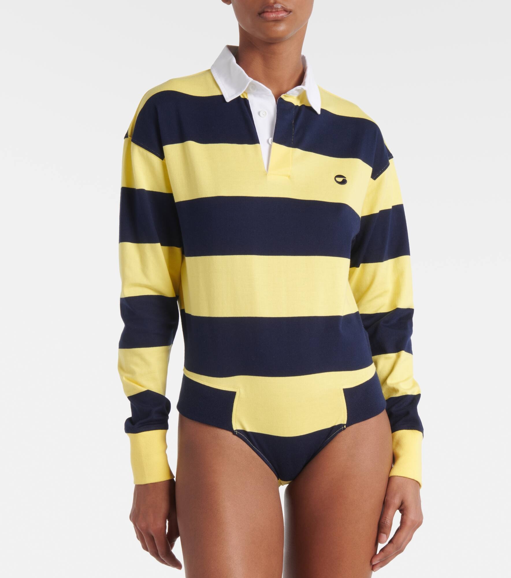 Striped cotton bodysuit - 3