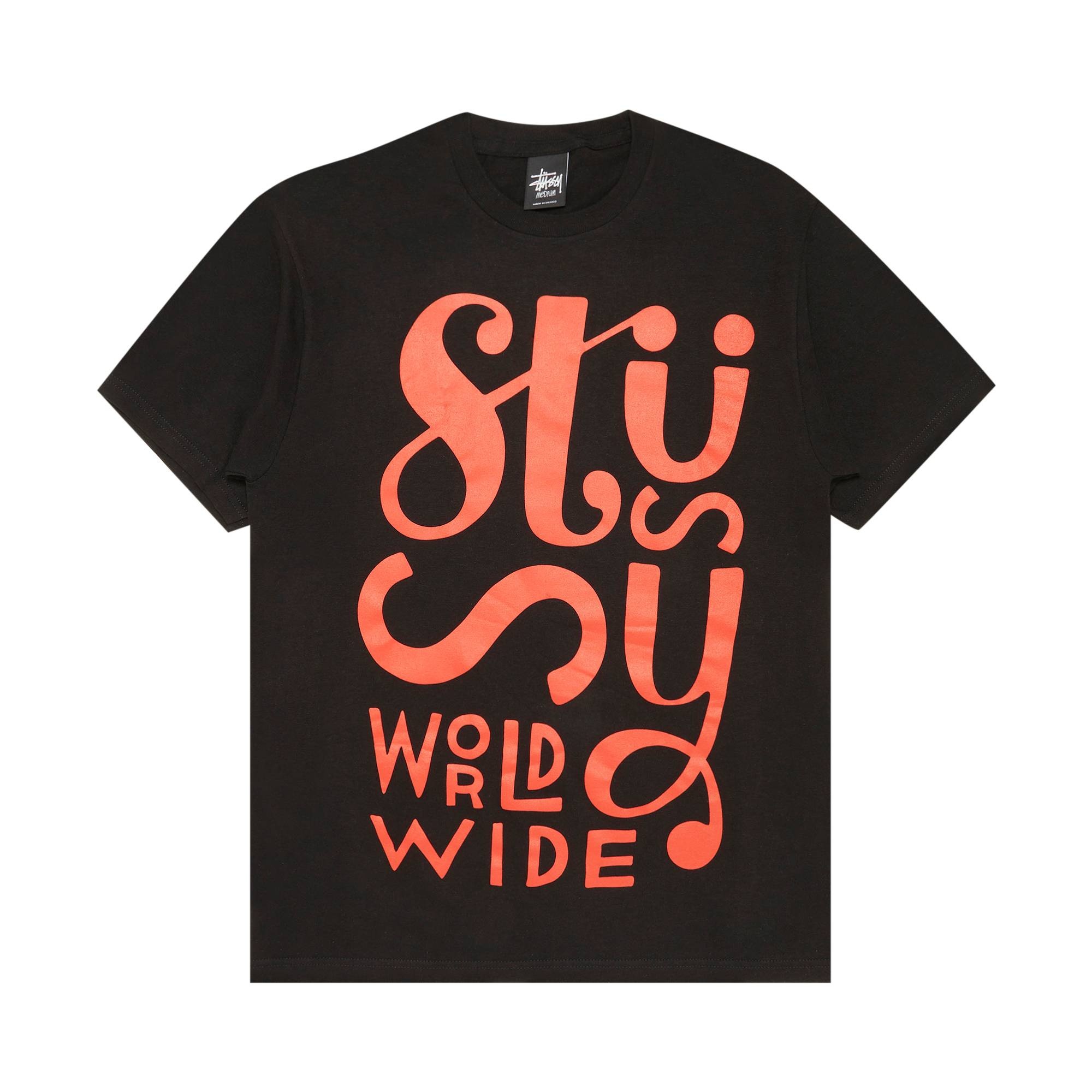 Stussy Worldwide Block Tee 'Black' - 1