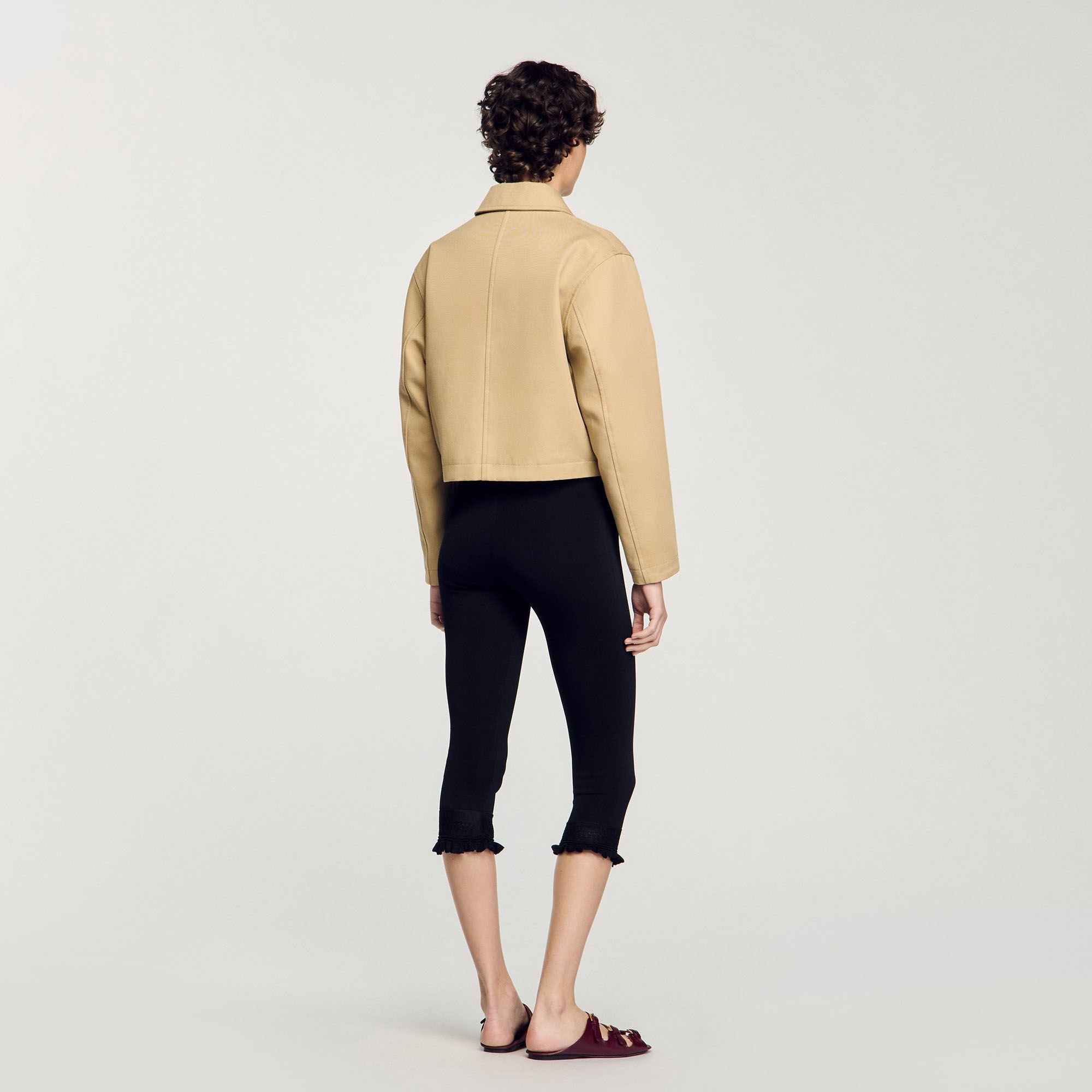 SHORT JACKET WITH RHINESTONE DETAILS - 5