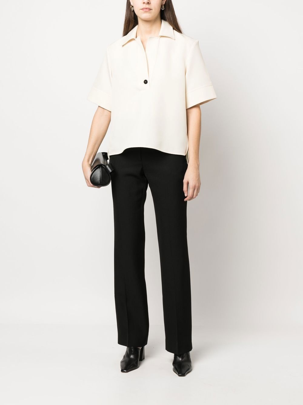 pressed-crease tailored trousers - 2