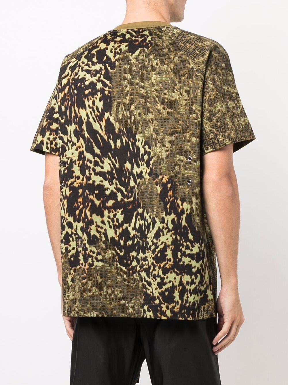 faded-camouflage cotton T-shirt - 3