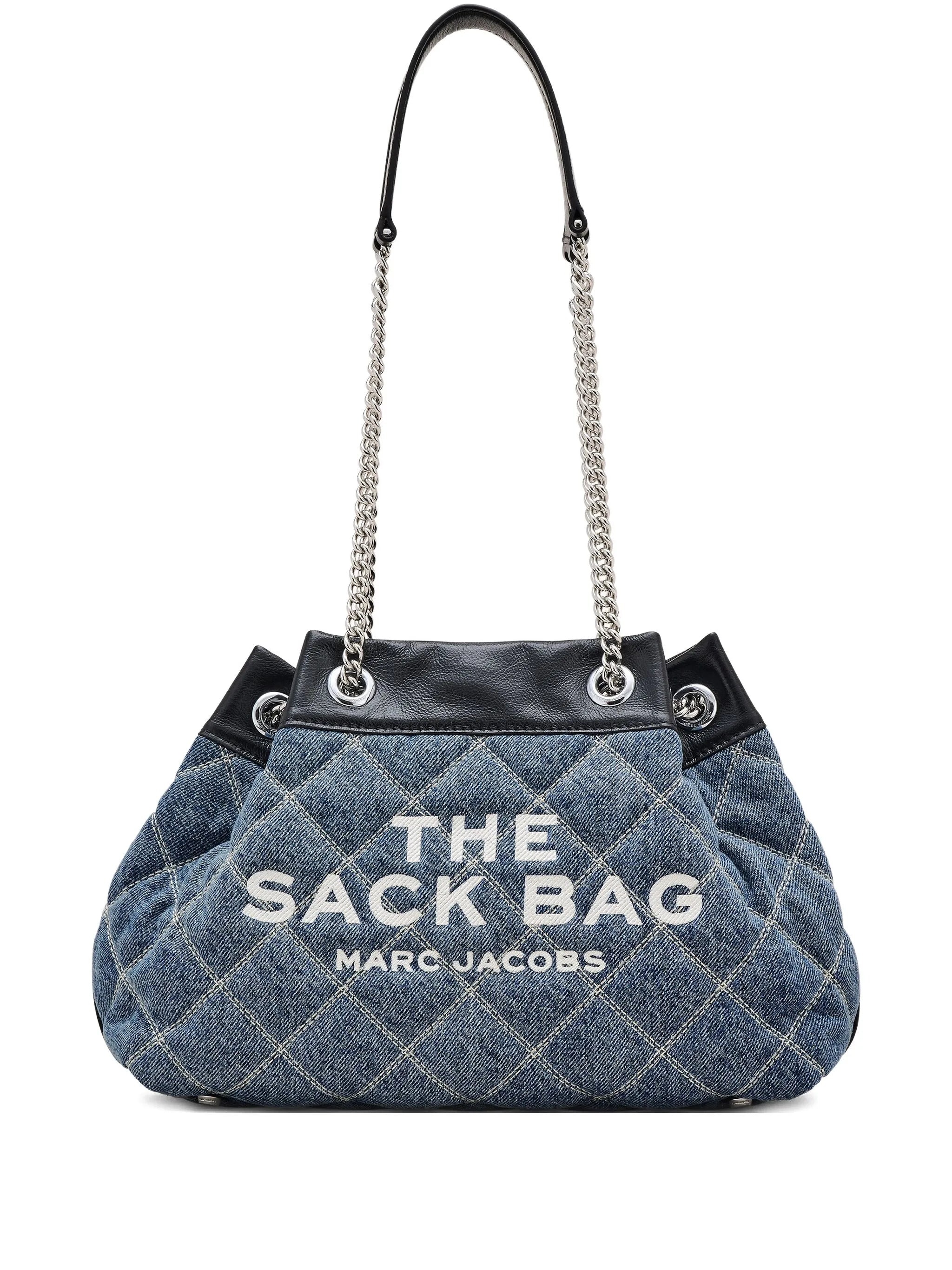 Marc Jacobs The Quilted Denim Chain Sack Bag - 1