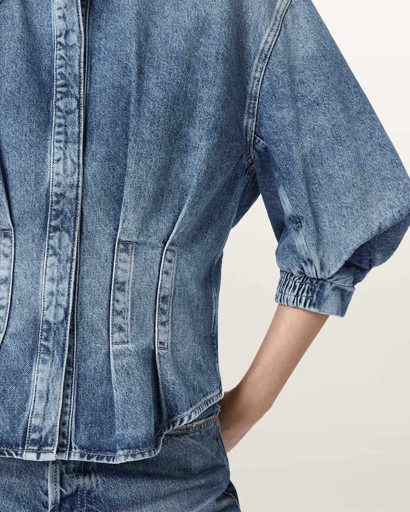 NANCY SLIM FIT DENIM SHIRT 5