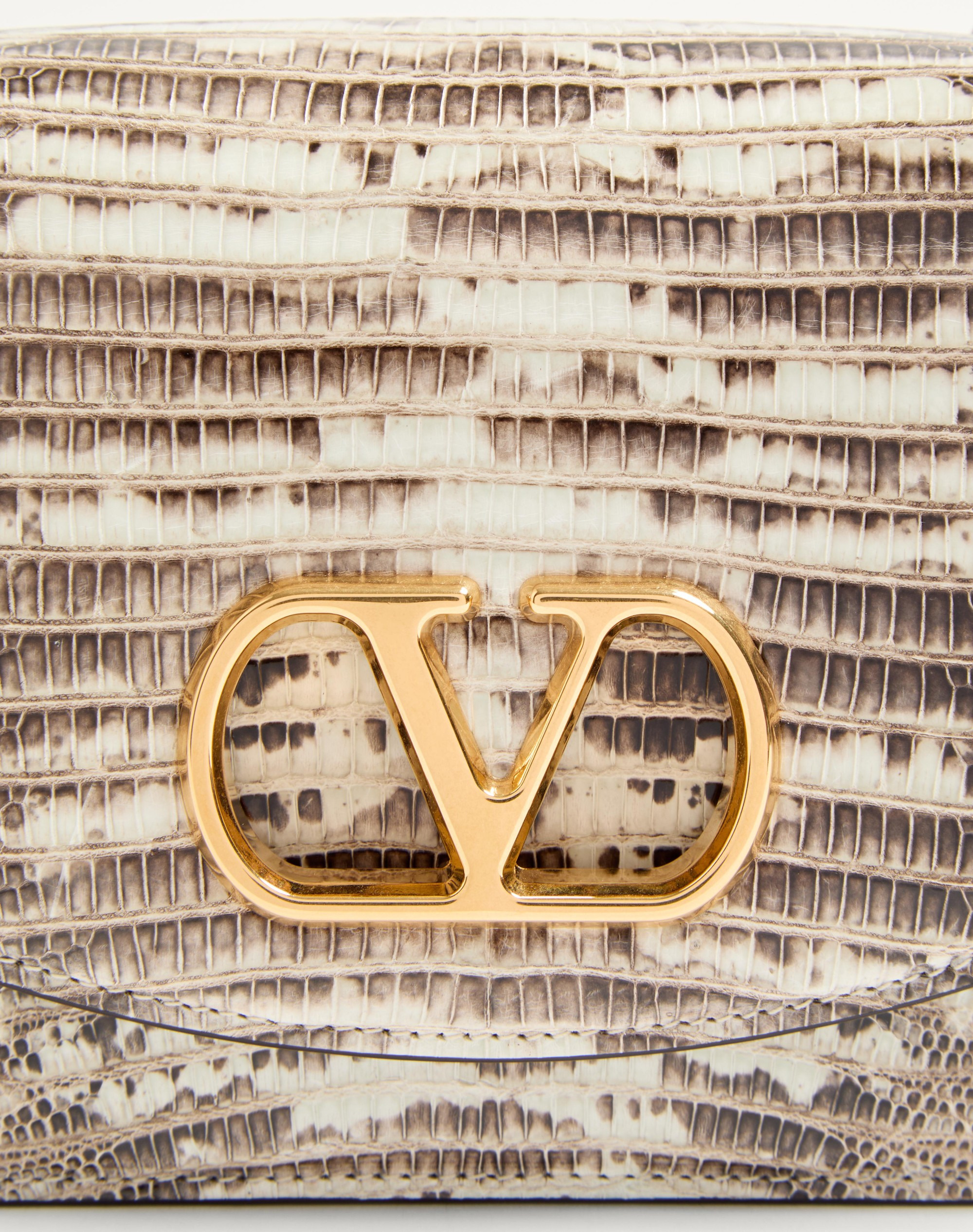 VALENTINO GARAVANI VAIN SMALL SHOULDER BAG IN TEJUS - 8