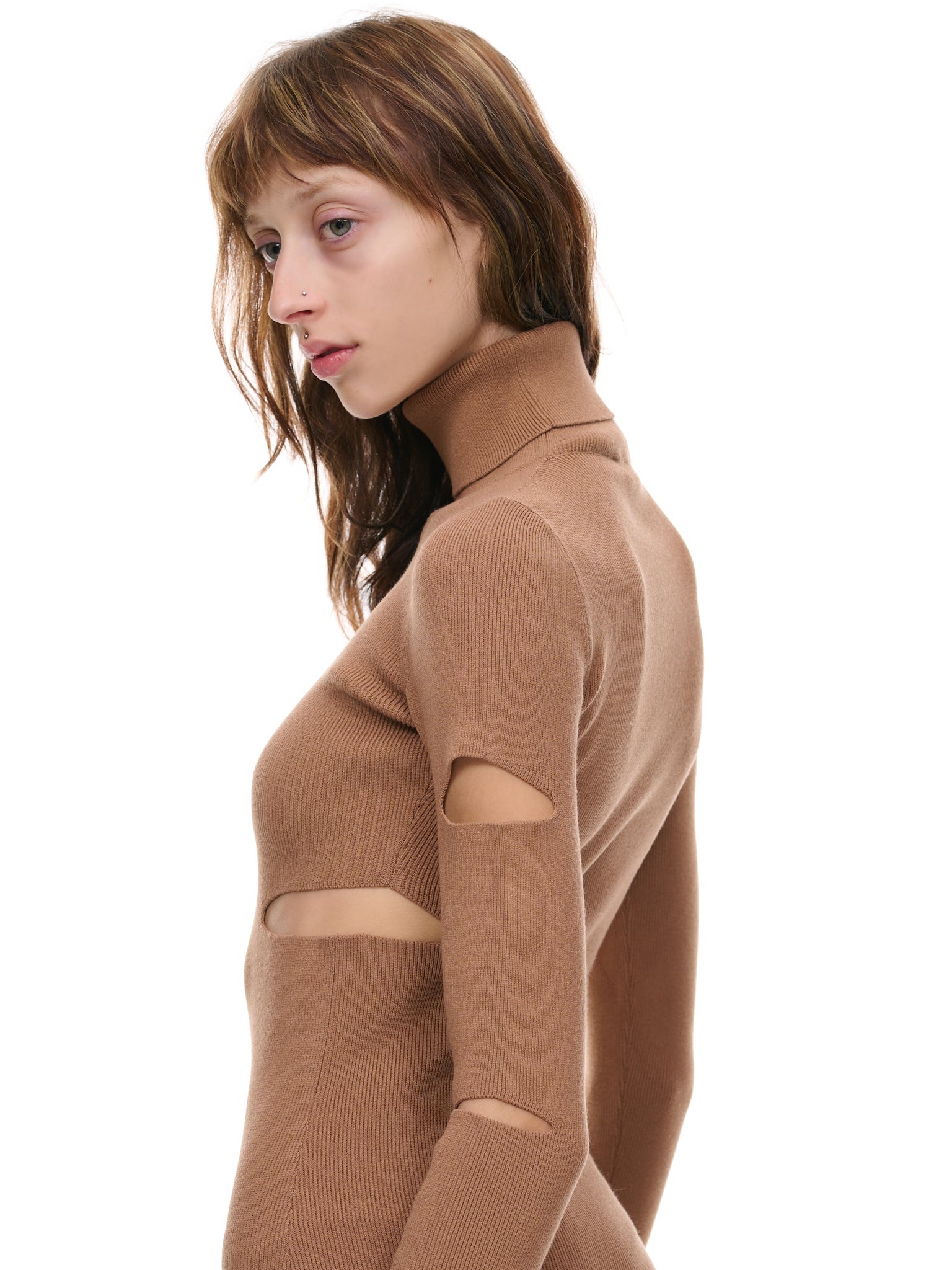 Cut-Out Knit Dress - 4