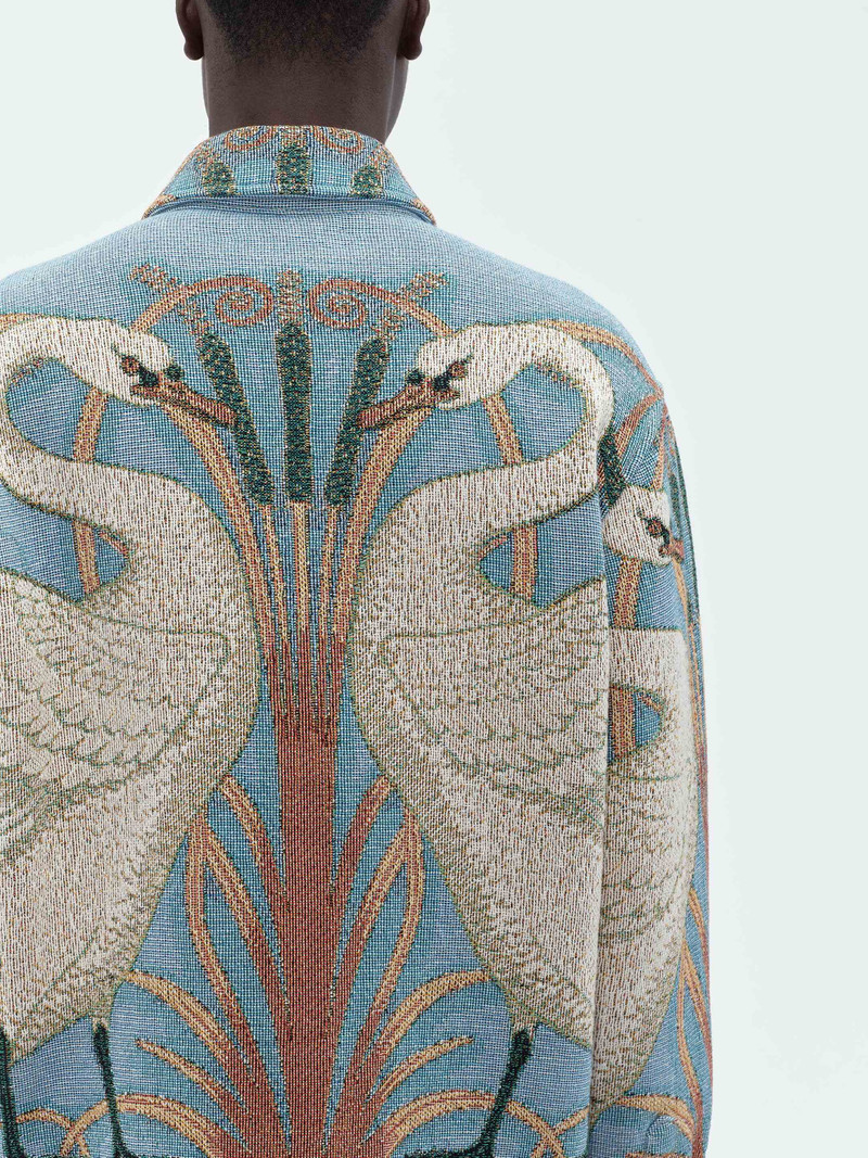 SWAN TAPESTRY OVERSHIRT 8