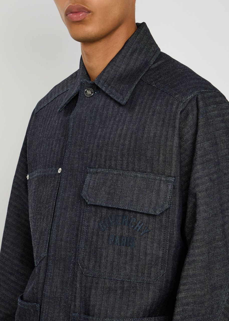 Givenchy Logo-embroidered Denim Jacket - 5