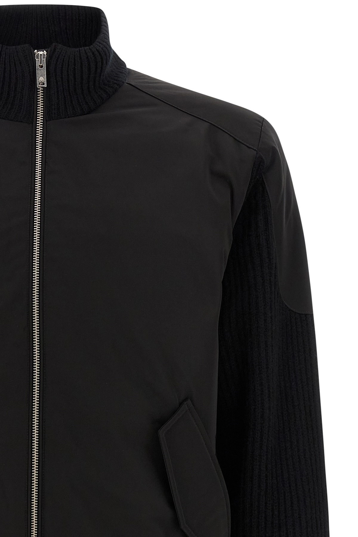 'Magnus Knit Hybrid' bomber jacket - 3