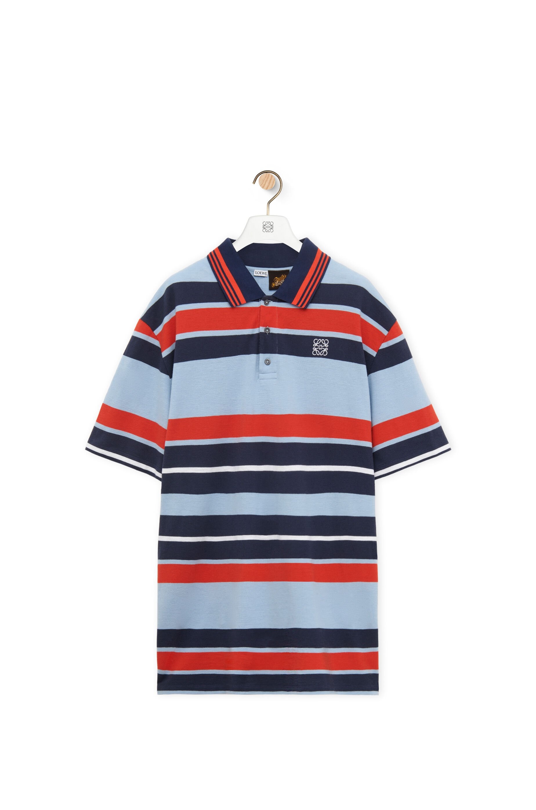 Oversized fit Polo in cotton and linen - 1