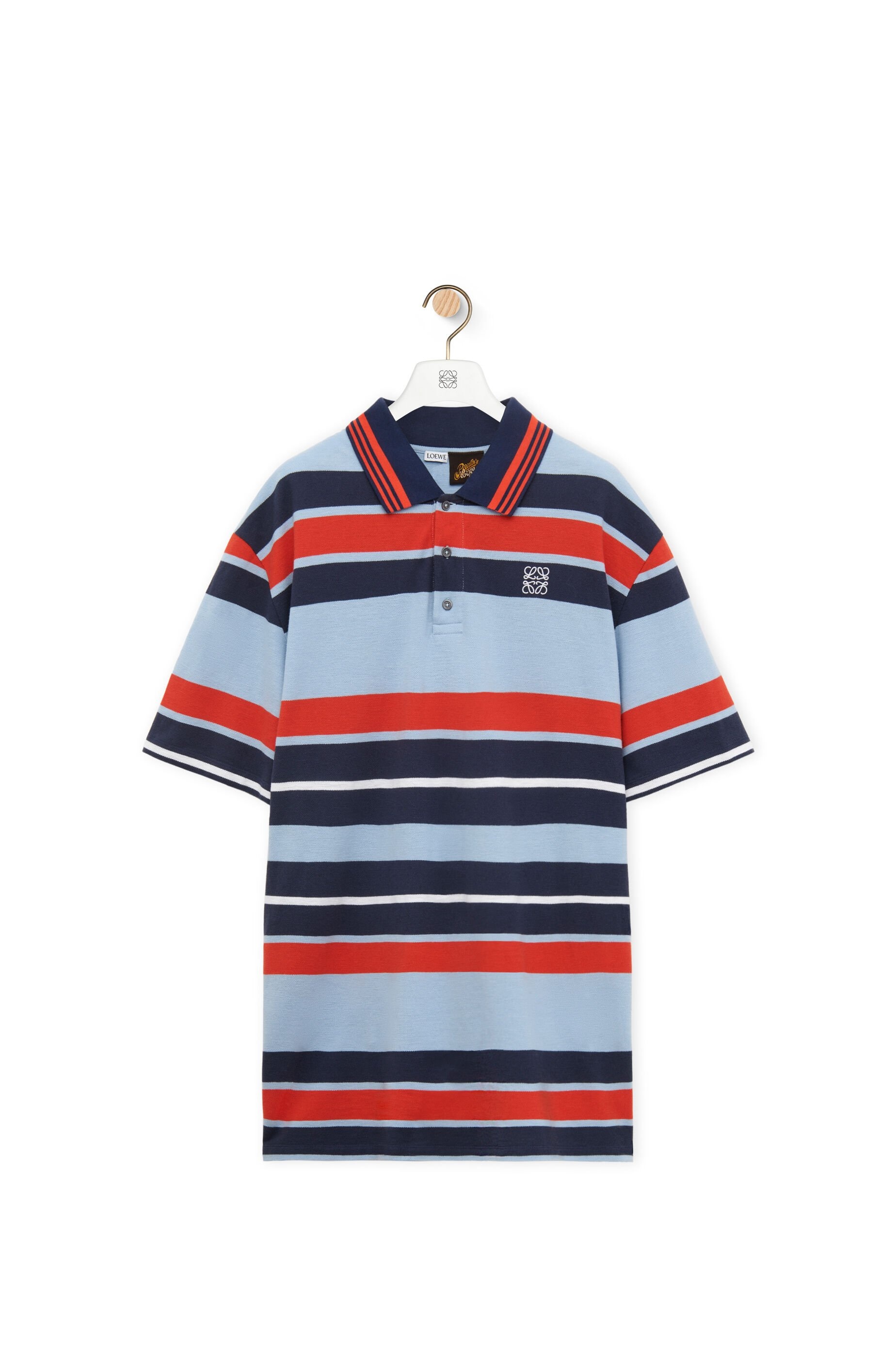 LOEWE セール★ OVERSIZED FIT POLO Loewe Oversized fit Polo in cotton and linen | REVERSIBLE