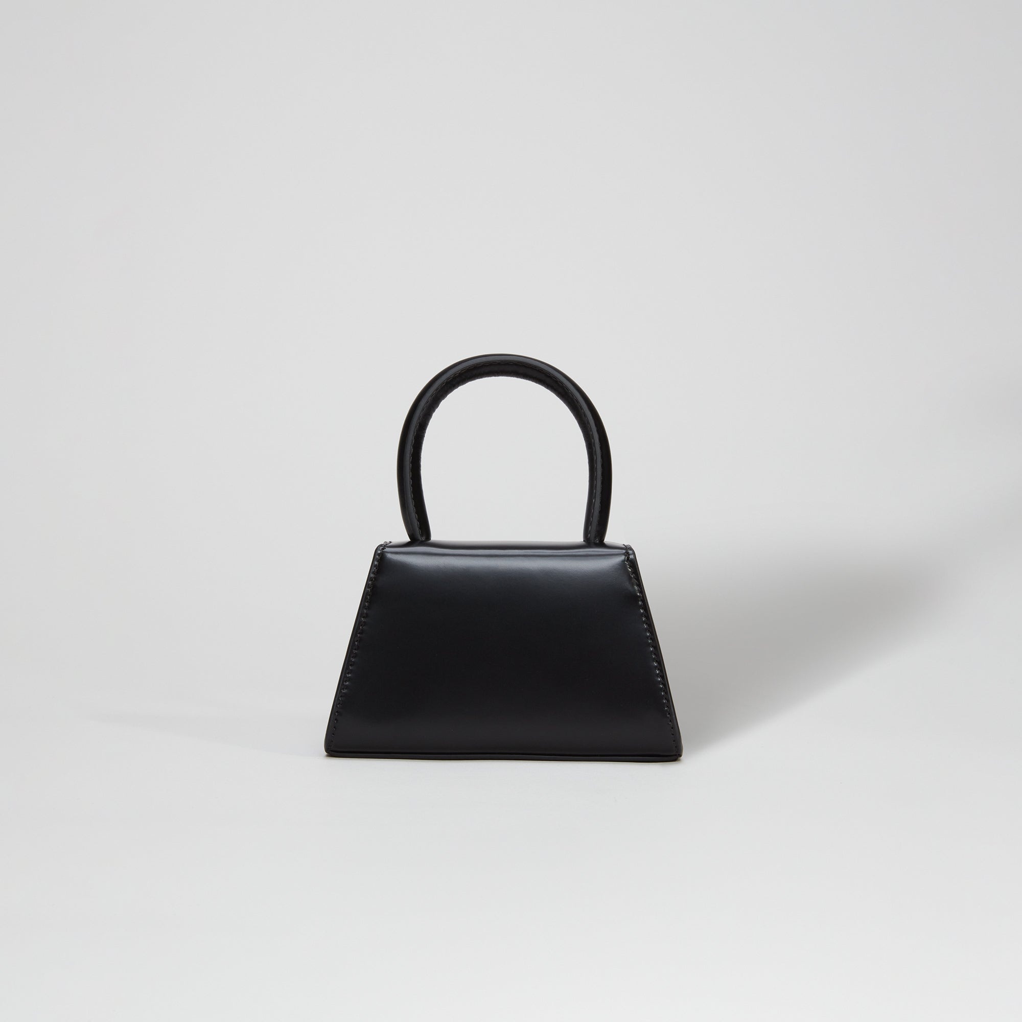 The Bow Micro in Black with Gold Hardware - 3