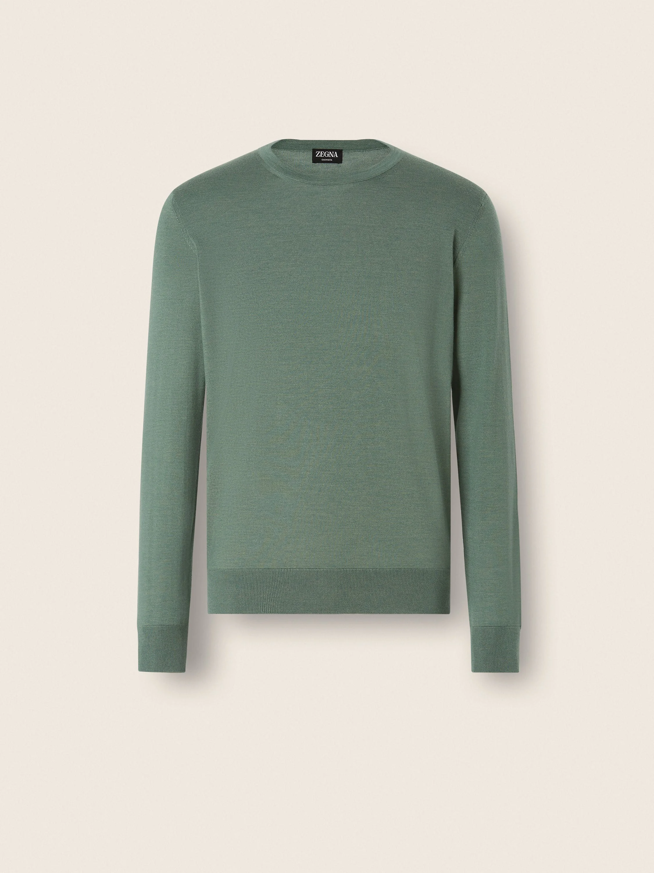 LIGHT GREEN CASHSETA CREWNECK - 1