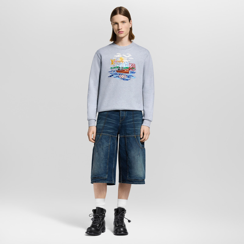 Louis Vuitton Embroidered Sweatshirt outlook