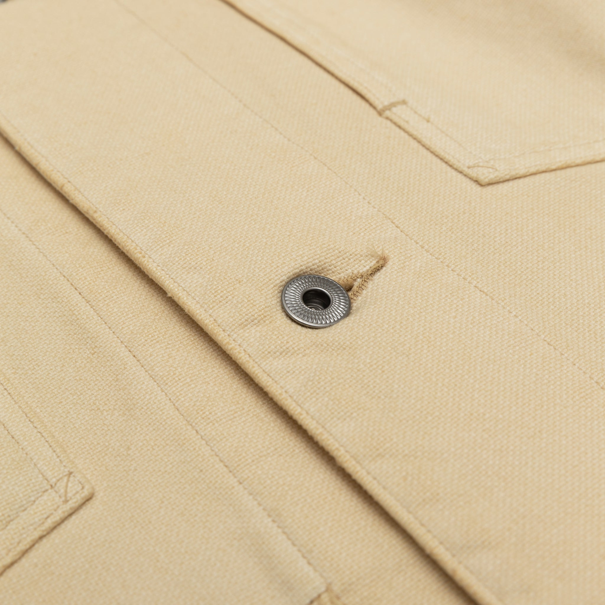 VINTAGE SILK HEMP COVERALL JACKET - 3
