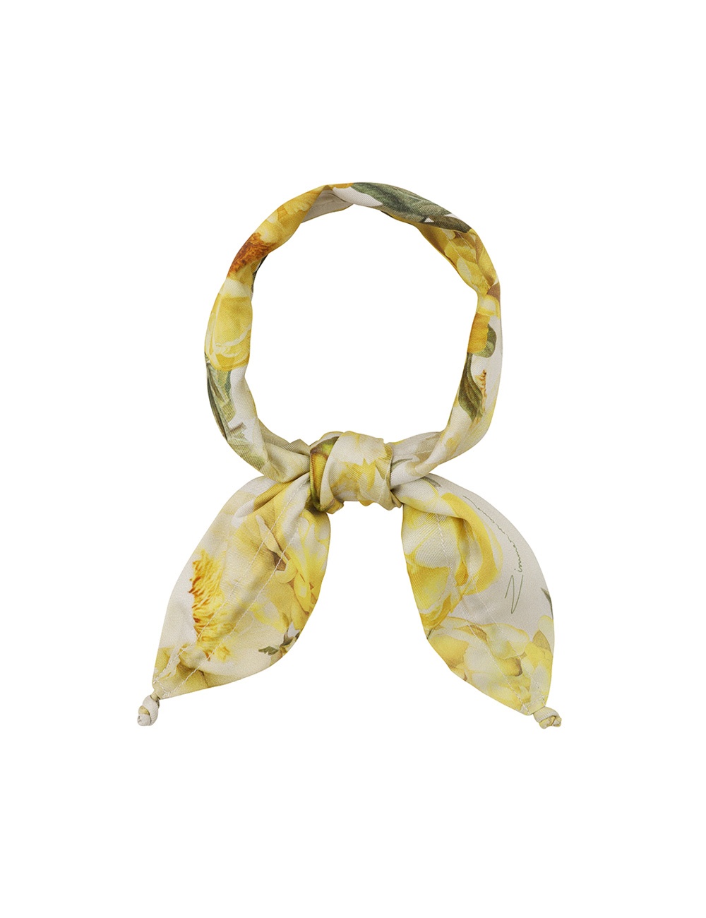 FLOWER NECK SCARF - 1