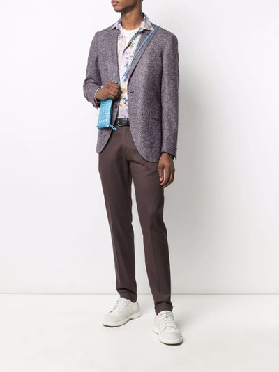 Etro single-breasted blazer jacket outlook