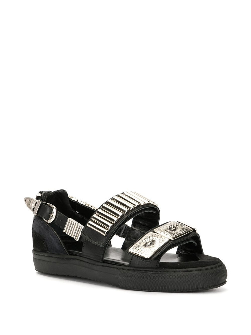 TOGA PULLA embellished flat sandals outlook