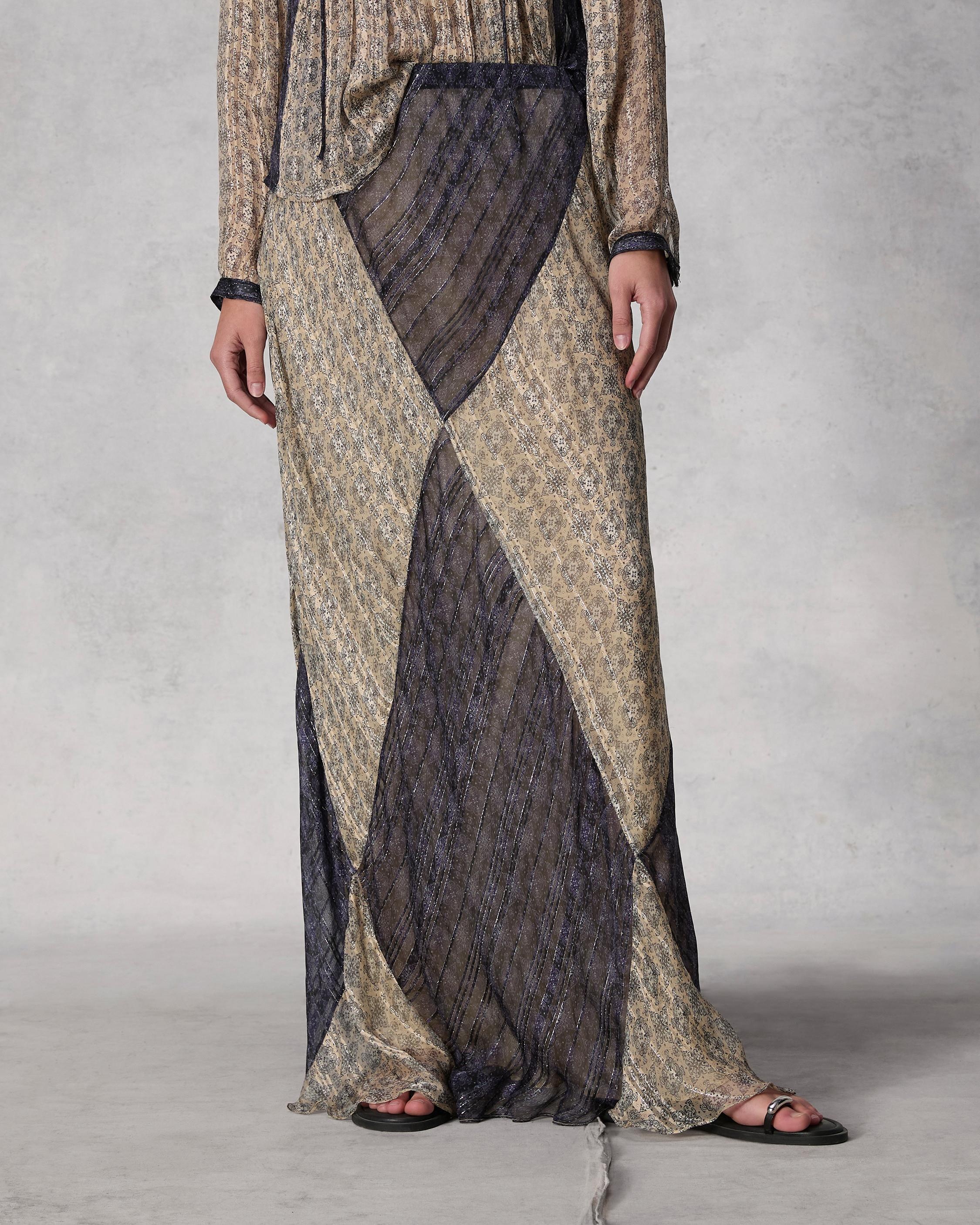 Delancy Viscose Lurex Skirt
Maxi - 5
