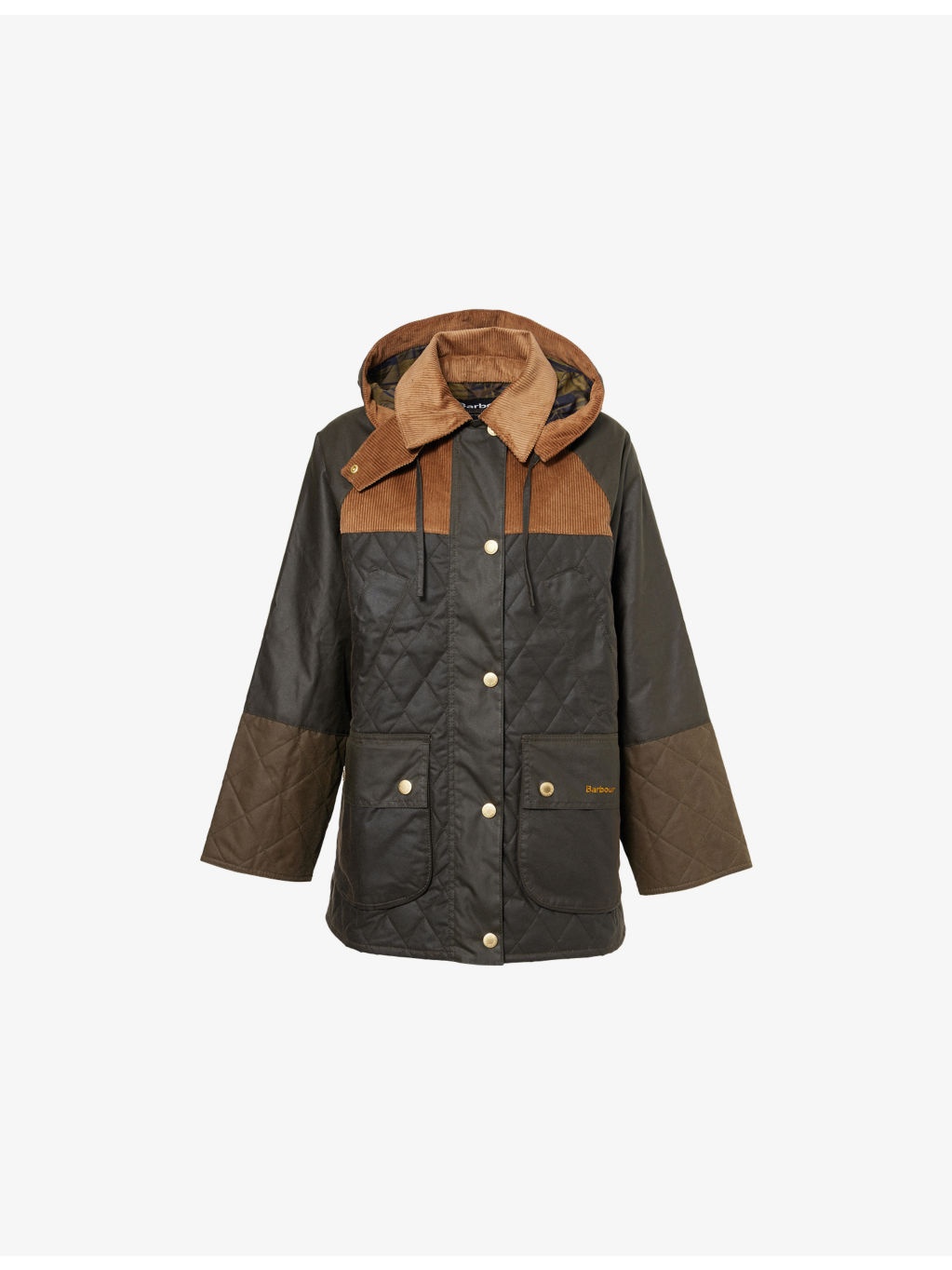 Imelda Hooded Waxed-Cotton Jacket - 1
