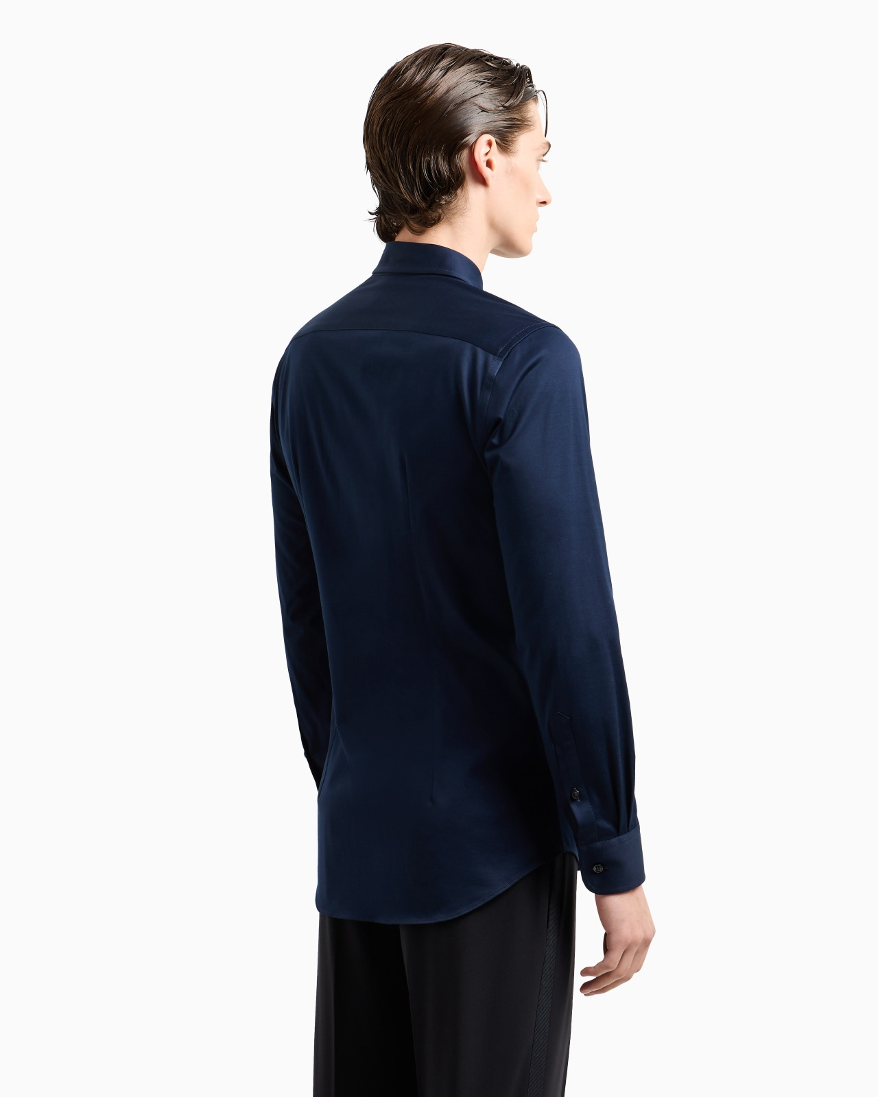 Icon slim-fit, cotton jersey shirt - 3