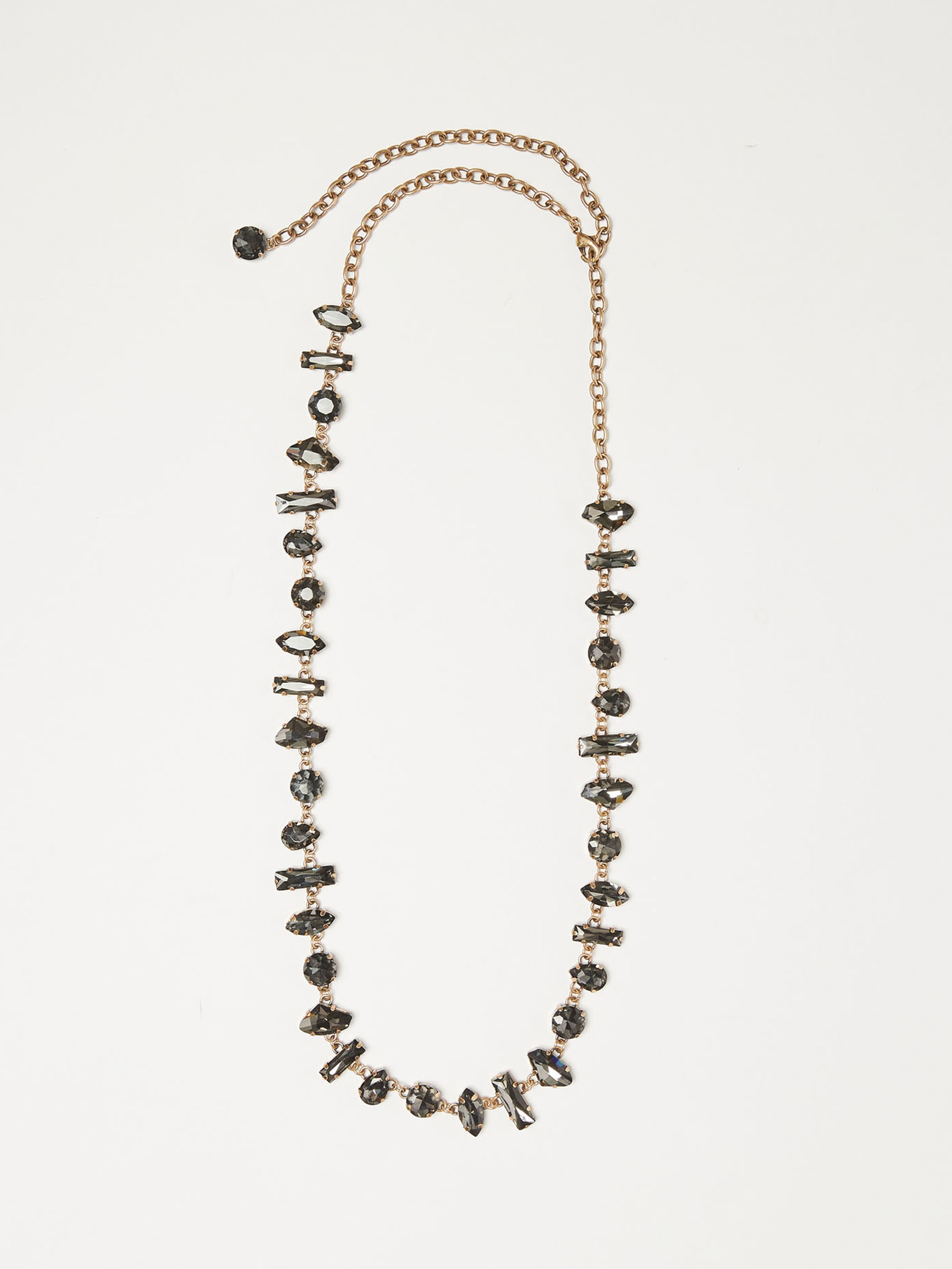 ZEBU Metal and rhinestone belt - 1