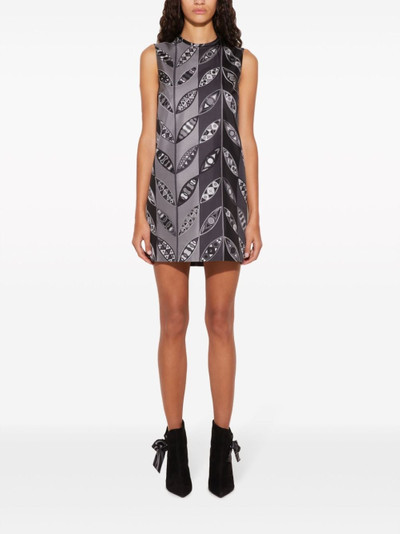 PUCCI abstract-print silk miniskirt outlook