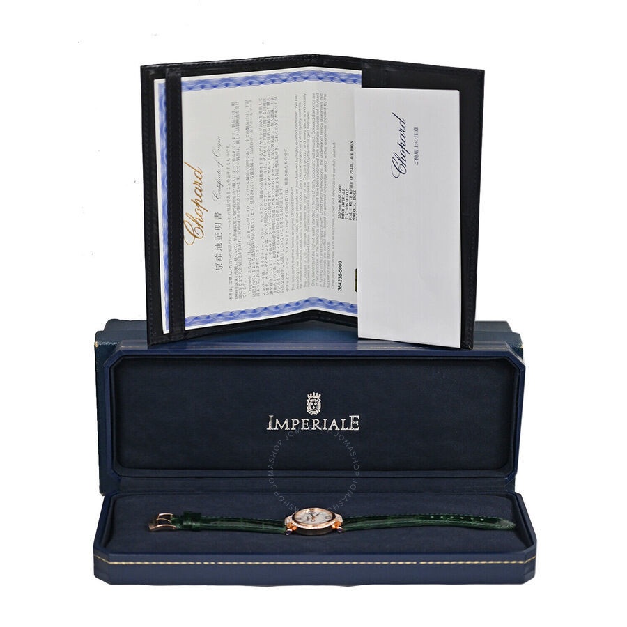 Pre-owned Chopard Imperiale Quartz Diamond White Dial Ladies Watch 384238-5003 - 4