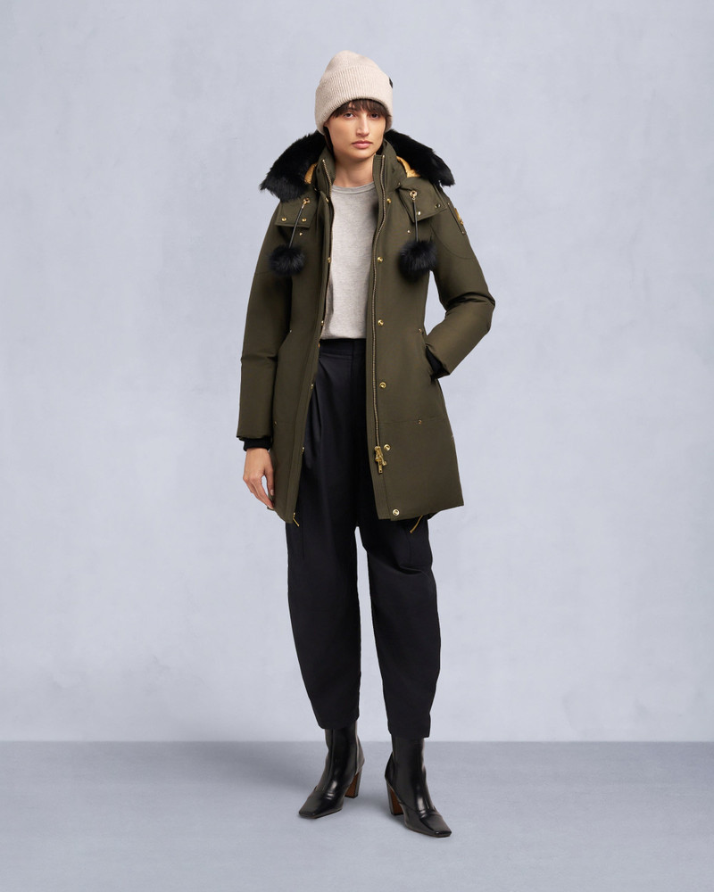 MOOSE KNUCKLES GOLD SERIES ORIGINAL STIRLING SHEARLING TRIM PARKA outlook