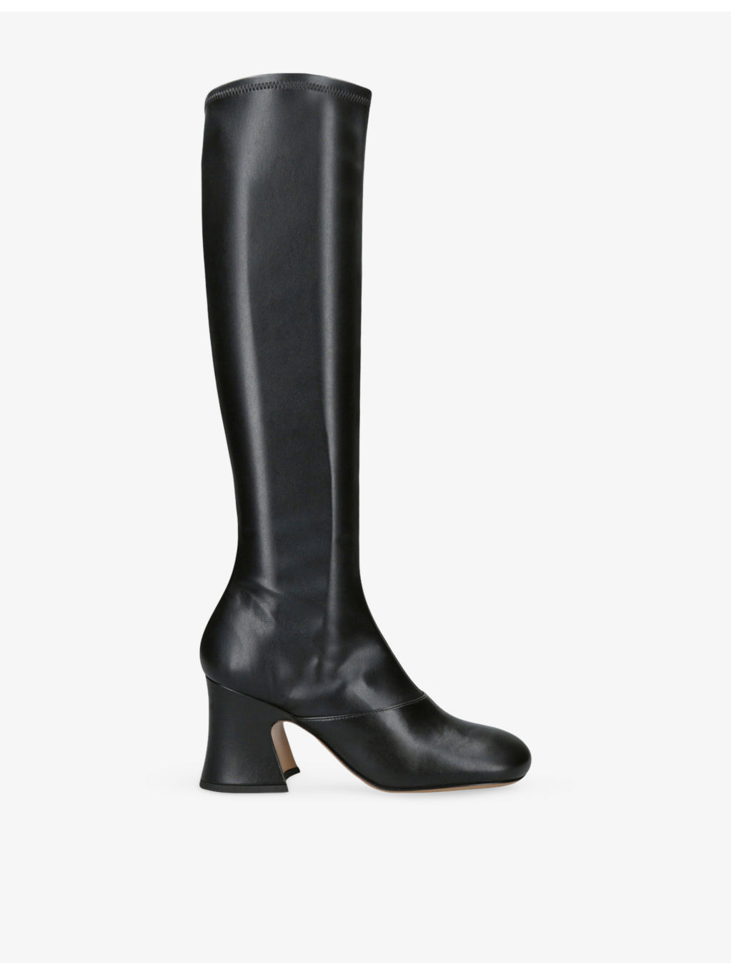 Janis Leather-Effect Heeled Boots - 1