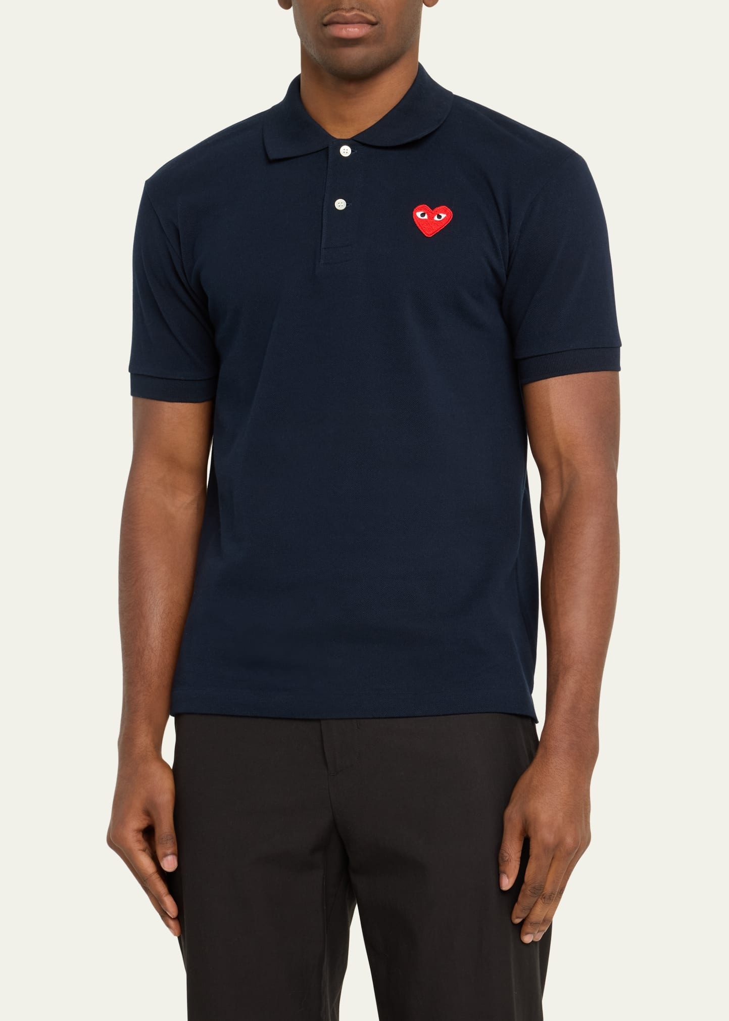 Men's Polo Shirt with Heart - 4
