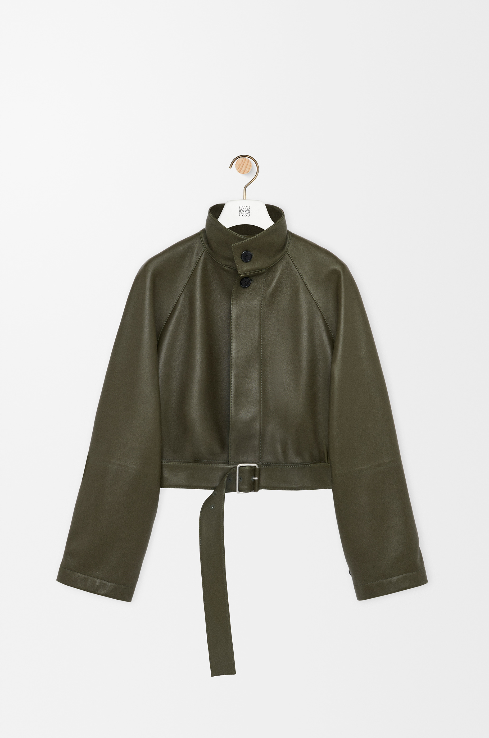 Short trench in nappa lambskin - 1