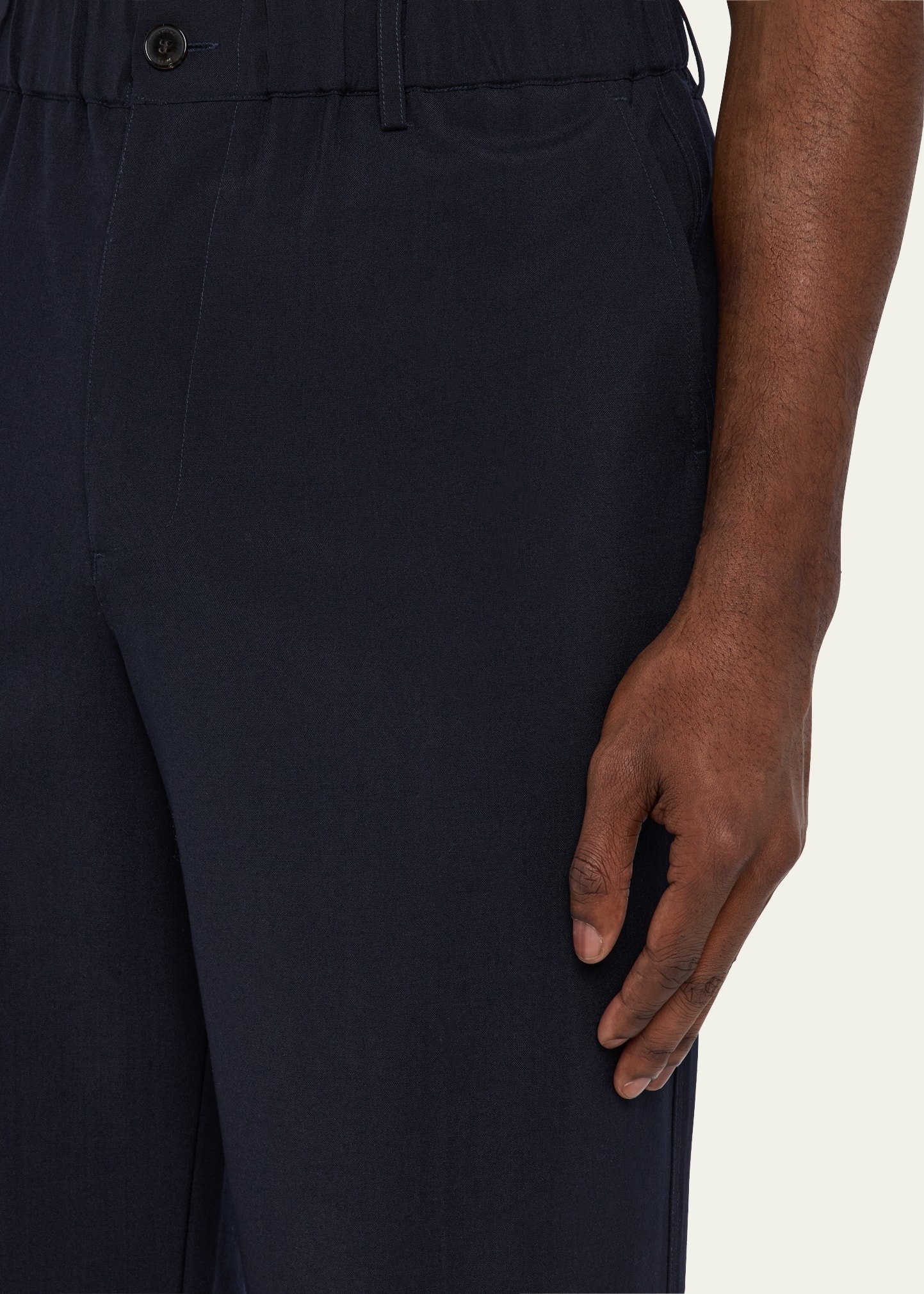 Men's Relaxed Wool Trousers - 5