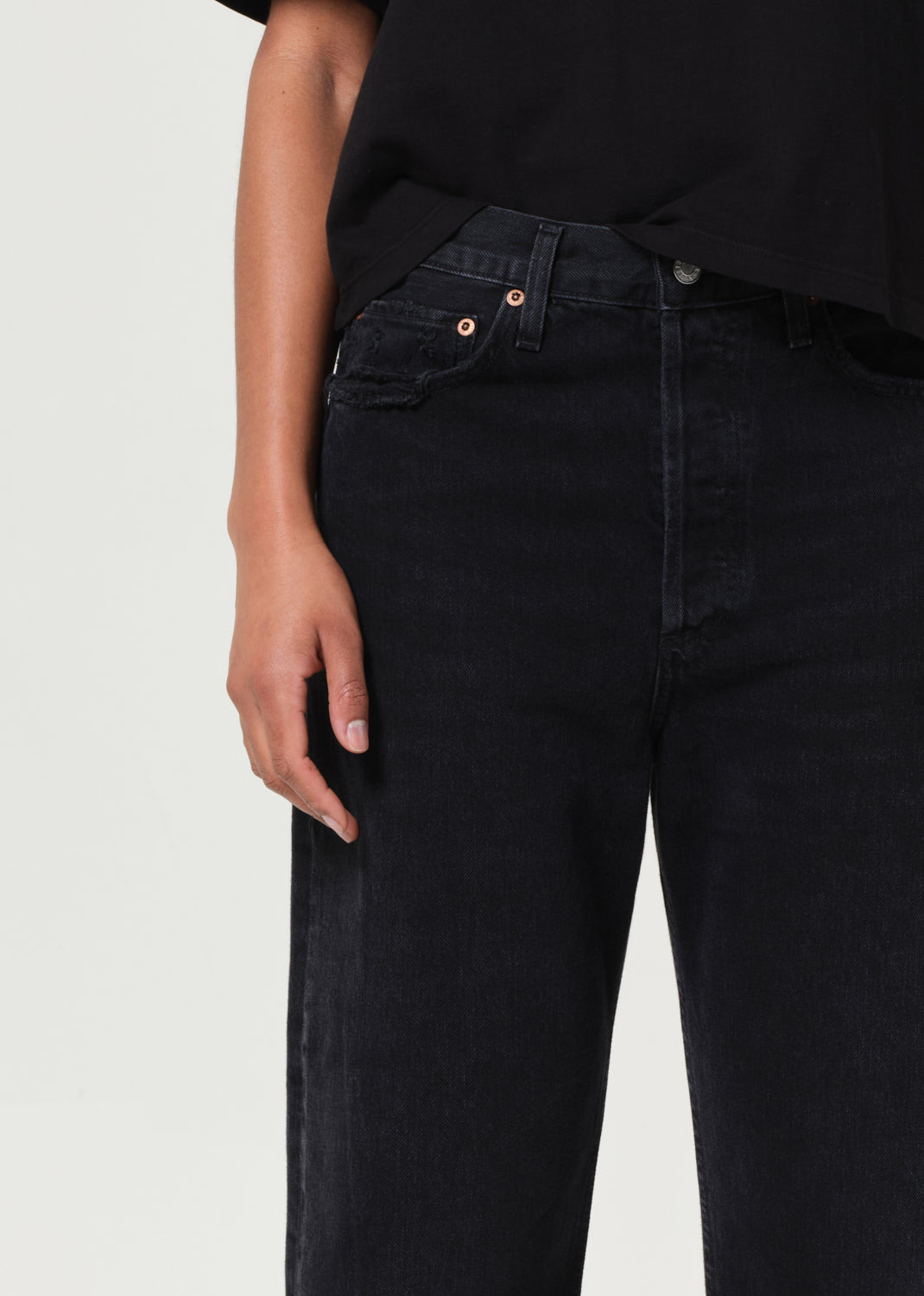 90'S MID RISE STRAIGHT IN TAR - 6