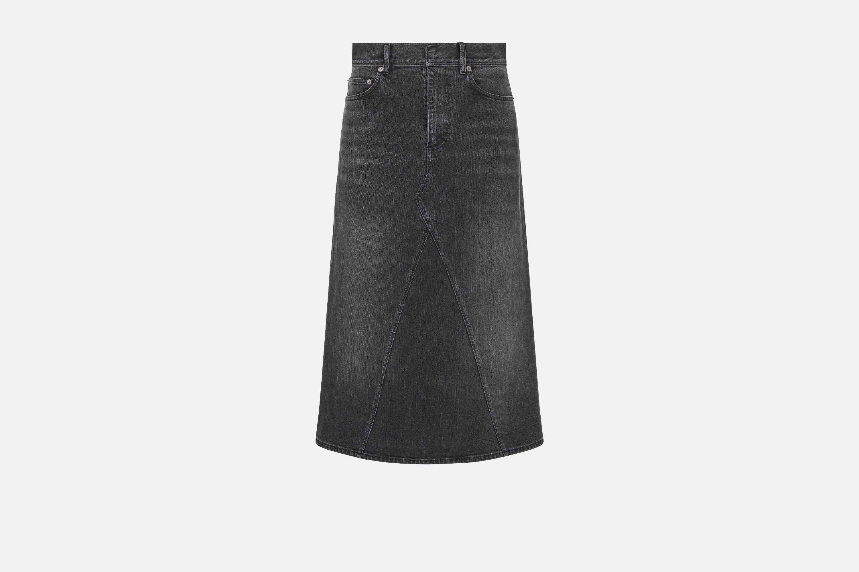 Flared Mid-Length Skirt - 1
