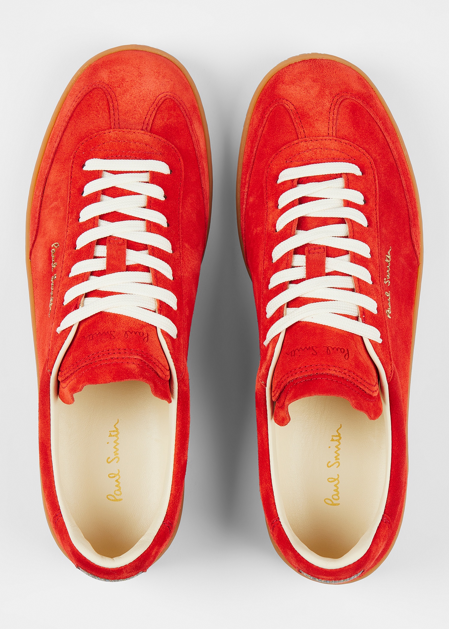 Red Suede 'Como' Trainers - 5