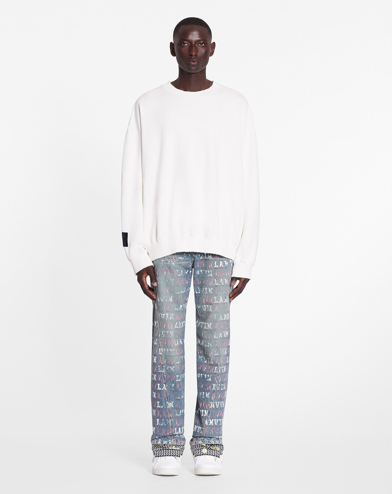 Lanvin LANVIN X FUTURE UNISEX LOOSE-FIT PRINTED SWEATSHIRT outlook