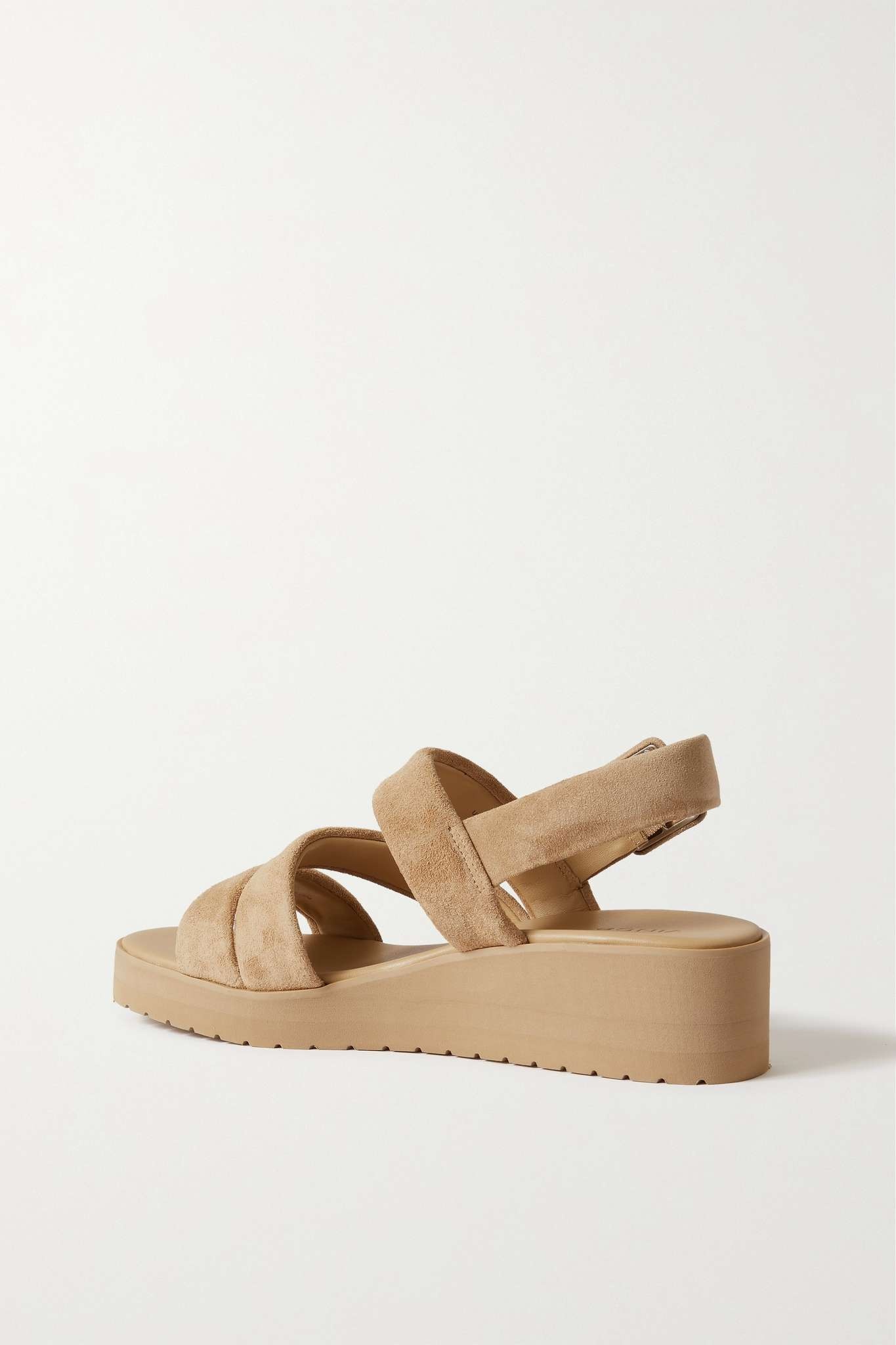 Skylar suede wedge slingback sandals - 3