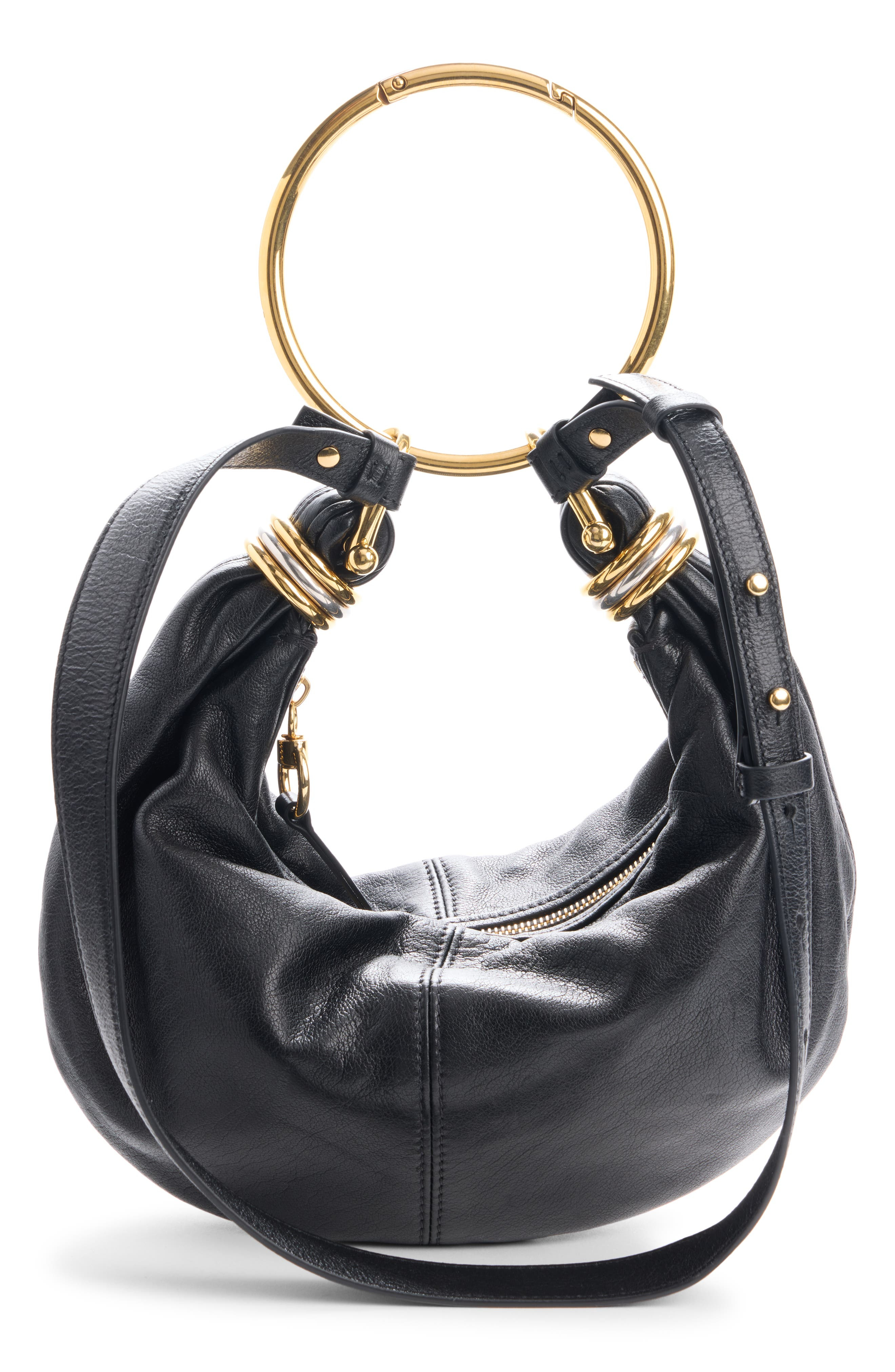 Chloé Small Bracelet Hobo Bag in Black 001 at Nordstrom - 5