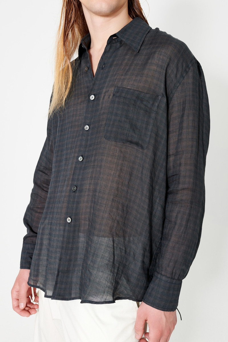 Our Legacy Above Shirt Night Check Print outlook