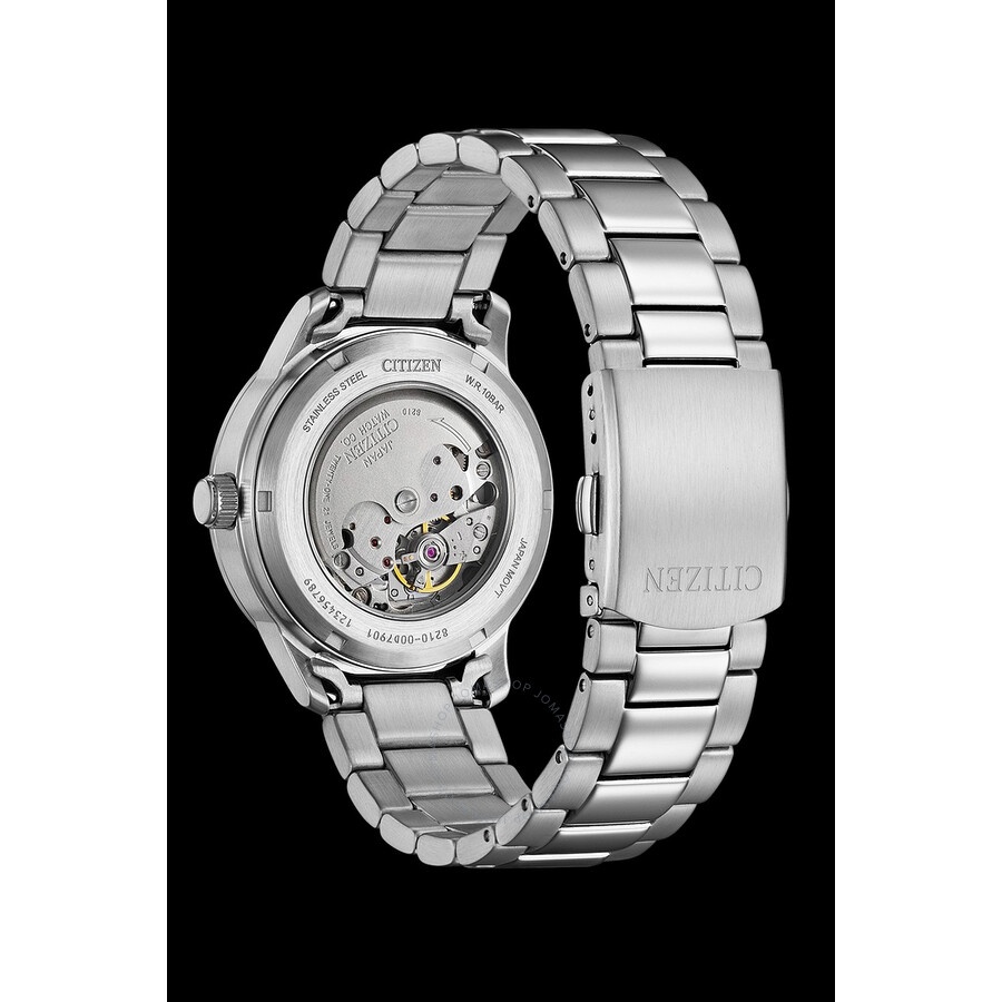 Citizen - Citizen Automatic Black Dial Men's Watch NJ0191-83E - 3