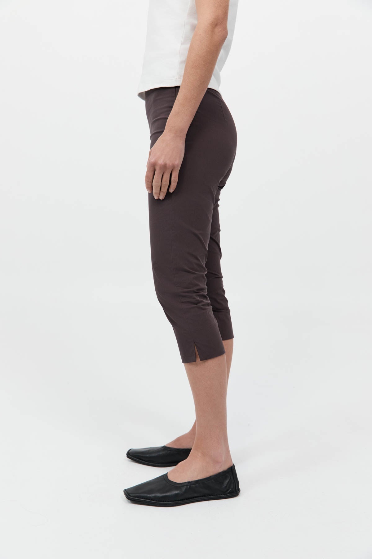 Slim Capri Pant - Chocolate Plum - 3