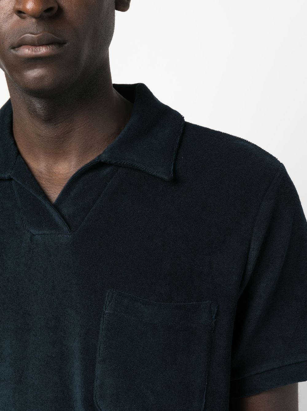 Agustino terry-fleece polo shirt - 5