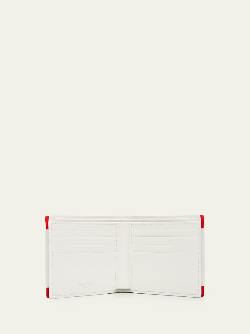 Passport Boarding Pass Bifold Leather Wallet 4